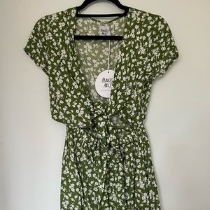 Princess Polly green floral romper (new with tags)